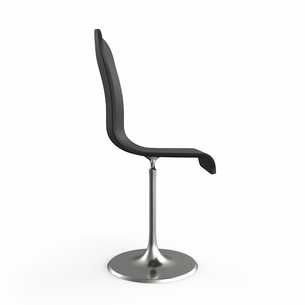 chaise de bureau noire modélisation 3d