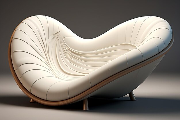 Photo une chaise élégante et confortable.