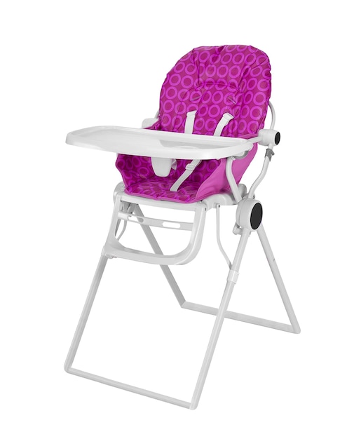 Chaise haute bébé isolé