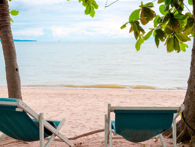 Chaise longue de plage