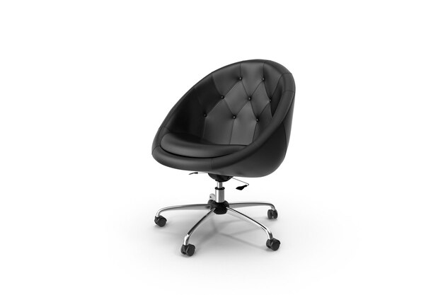 Chaise pivotante noire