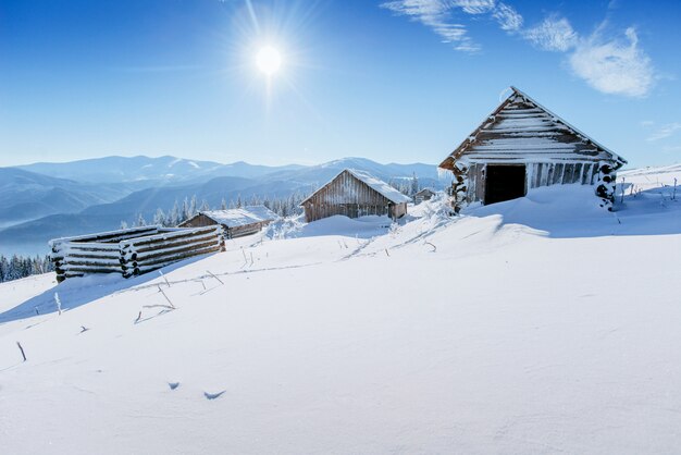 Chalet à la montagne