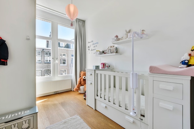 Une chambre cosy et enfant dans une maison de luxe