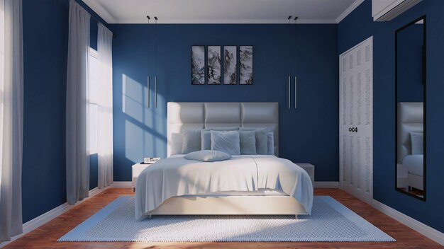 Chambre à coucher moderne chambre de luxe