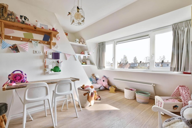 Chambre d'enfants Elite avec beaucoup de jouets