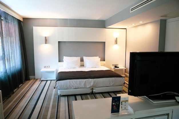 Chambre d'hôtel confort dans un style de luxe