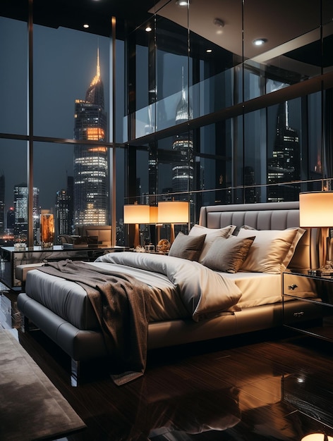 Chambre de luxe HD Wallpaper stock Image