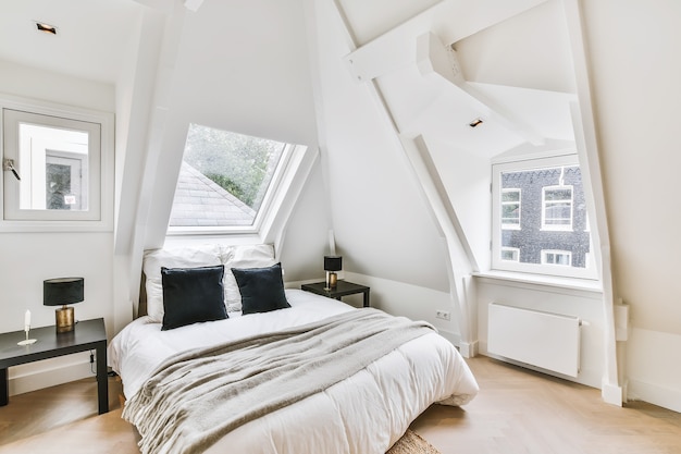 Chambre de luxe de maison dans un beau design