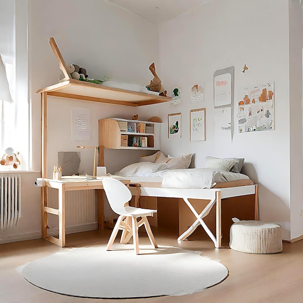 Chambre minimale pour le bébé