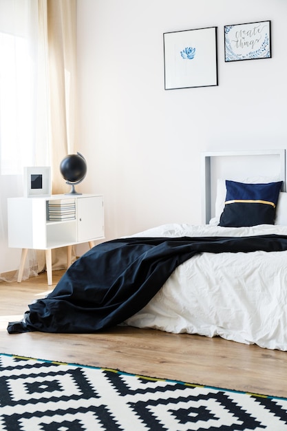 Chambre avec moquette