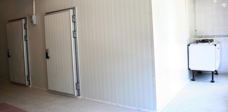 Photo chambre de réfrigération pour le stockage des aliments