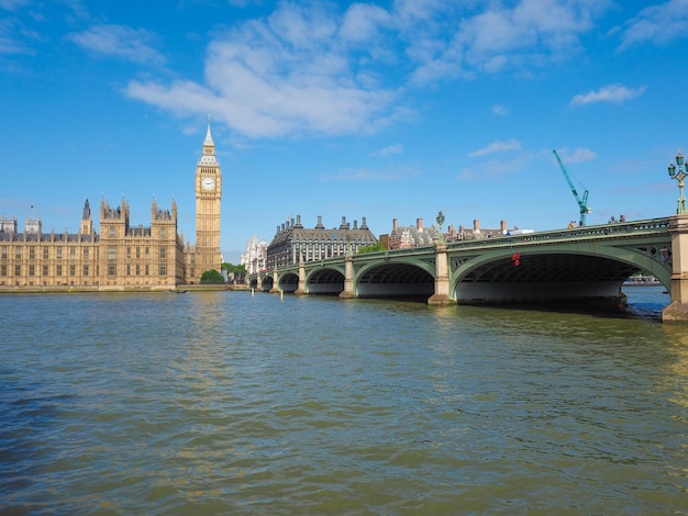 Chambres du Parlement à Londres