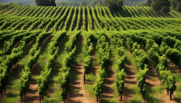 Photo un champ avec un arbre en arrière-plan et un arbre au milieu