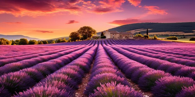 le champ de lavande