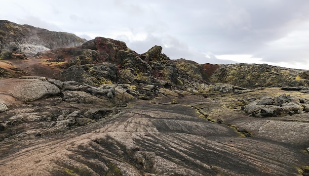 Champ de lave de Leirhnjukur en Islande