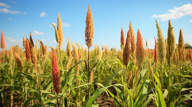 champ de millet