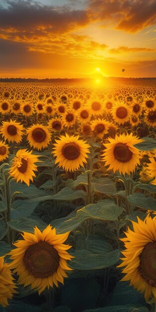 champ de tournesol