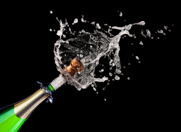 Champagne explosion fond