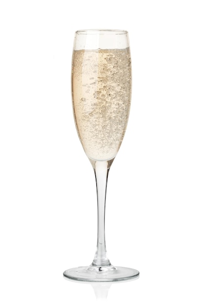Photo champagne en verre