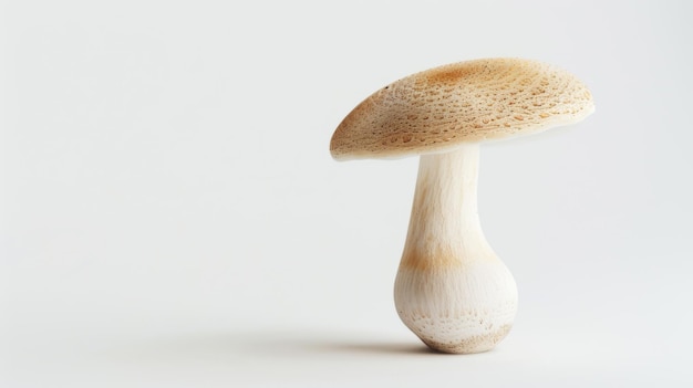 un champignon est représenté sur un fond blanc