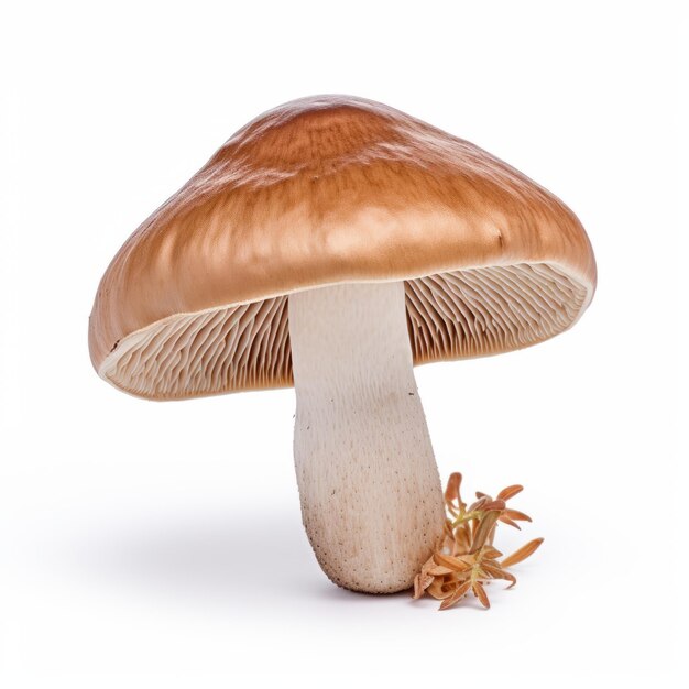 Photo le champignon isolé, un délice de faune inspiré de clovis trouille