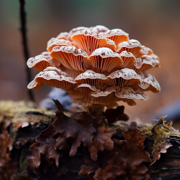 champignon naturel dans la forêt