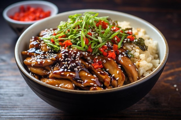 Le champignon de soja Teriyaki est un champignon de Donburi.