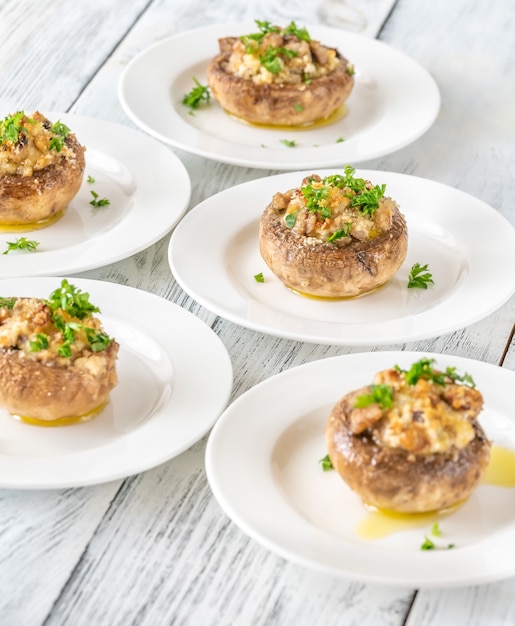 Champignons farcis au fromage à la crème