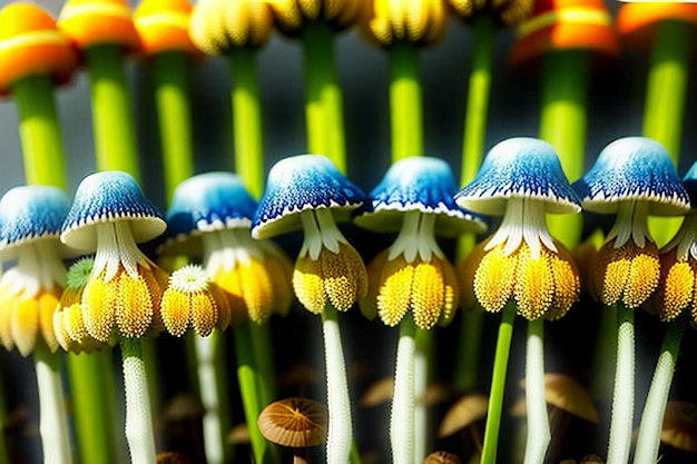 Champignons vénéneux colorés fond d'écran HD photographie ne mangez pas de champignons vénéneux