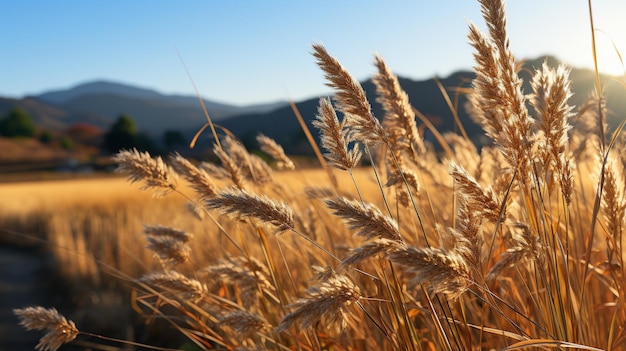 champs de blé HD 8K fond d'écran Stock Photographic Image