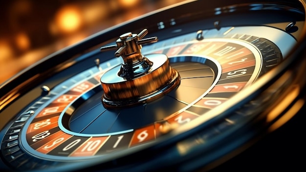 La chance de jouer à la roue de loisirs noir rouge fortune casino amusant gagnant risque chance chance chance chance riche paris roulette jeu gagner table de ballon