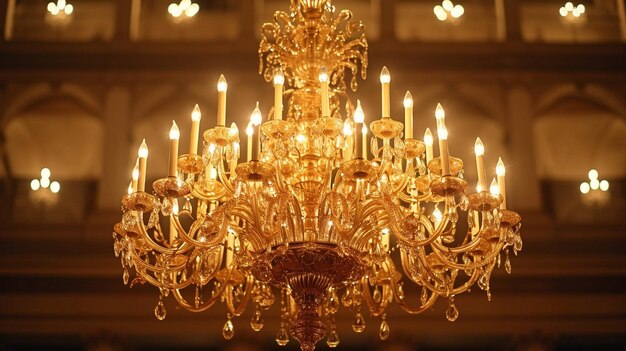 chandelier de toit