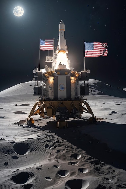 Chandrayaan 3 atterrit en douceur sur la lune avec un drapeau indien