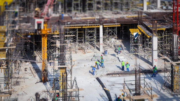 Chantier de construction à Dubaï