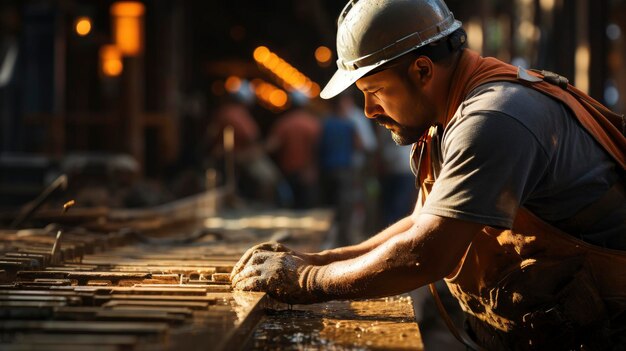 Chantier de construction de la fête du travail HD