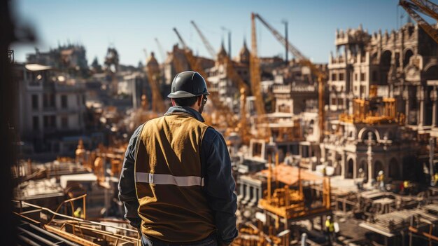 Chantier de construction de la fête du travail HD