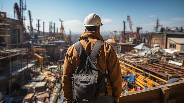 Chantier de construction de la fête du travail HD