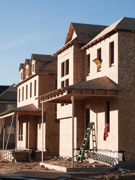 Chantier de construction de la nouvelle maison.