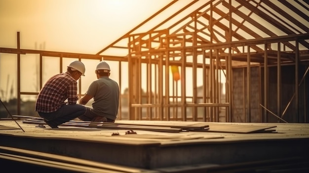 Un chantier résidentiel