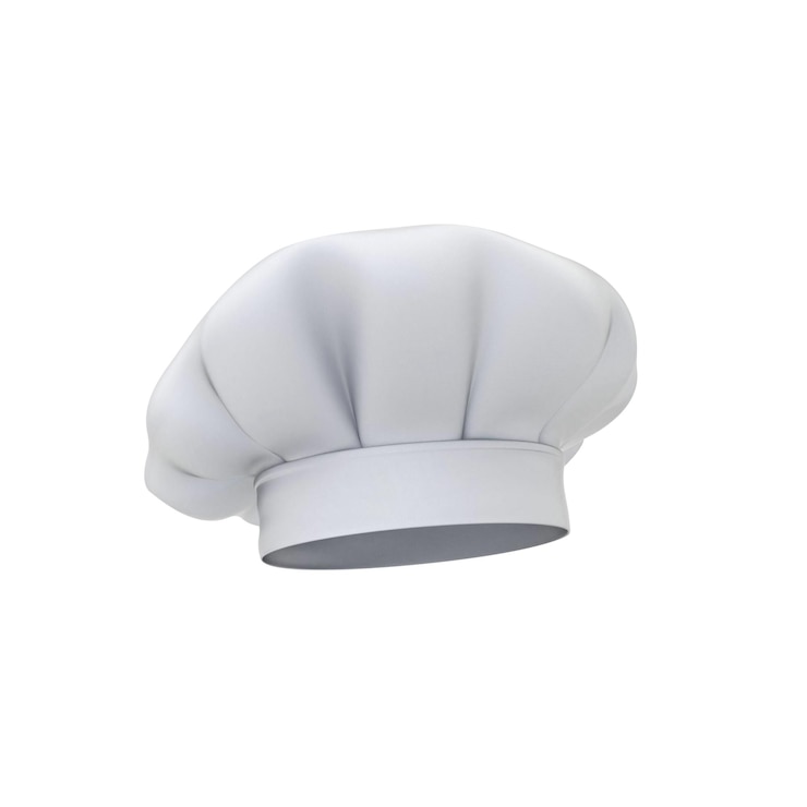 Photo chapeau de chef isolé sur fond blanc