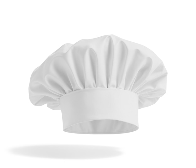 Chapeau de chef plissé blanc au design traditionnel