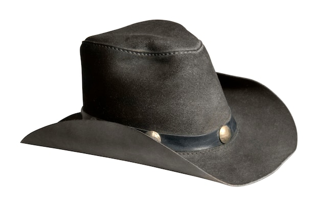 Photo chapeau de cow-boy en cuir