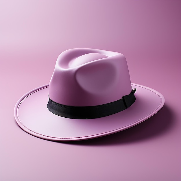 Chapeau sur fond violet Maquettes