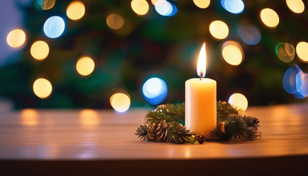 Un chapeau de Noël rouge et blanc