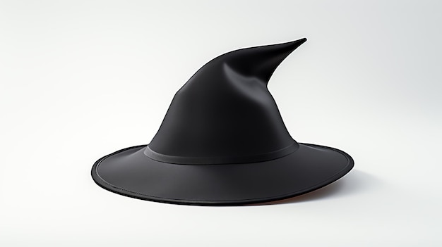 Un chapeau noir avec une pointe pointue