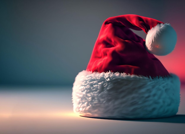 Chapeau de Père Noël 3D rouge