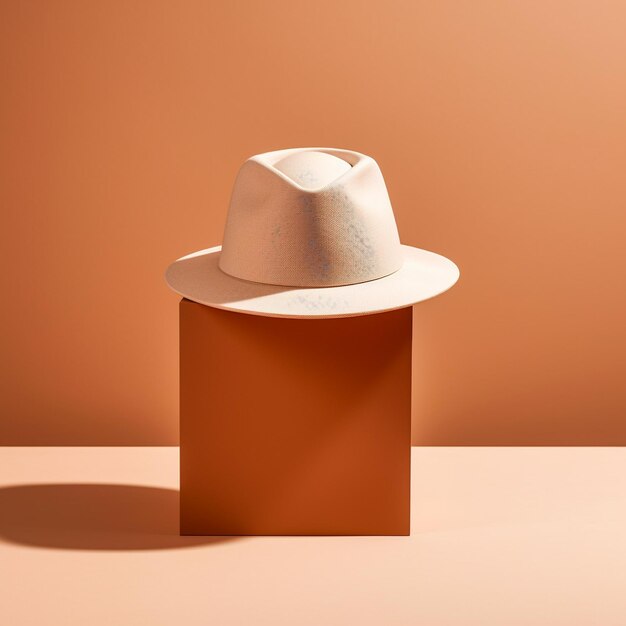Un chapeau qui est sur une table