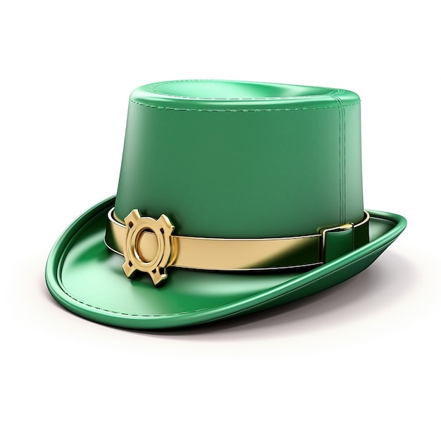 Chapeau St Patricks avec illustration vectorielle de trèfle