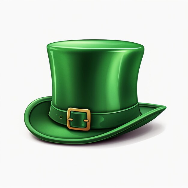 Chapeau St Patricks avec illustration vectorielle de trèfle