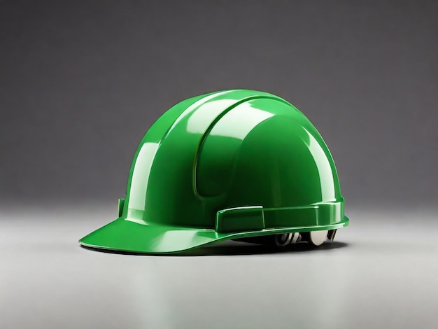 un chapeau vert avec un casque vert dessus